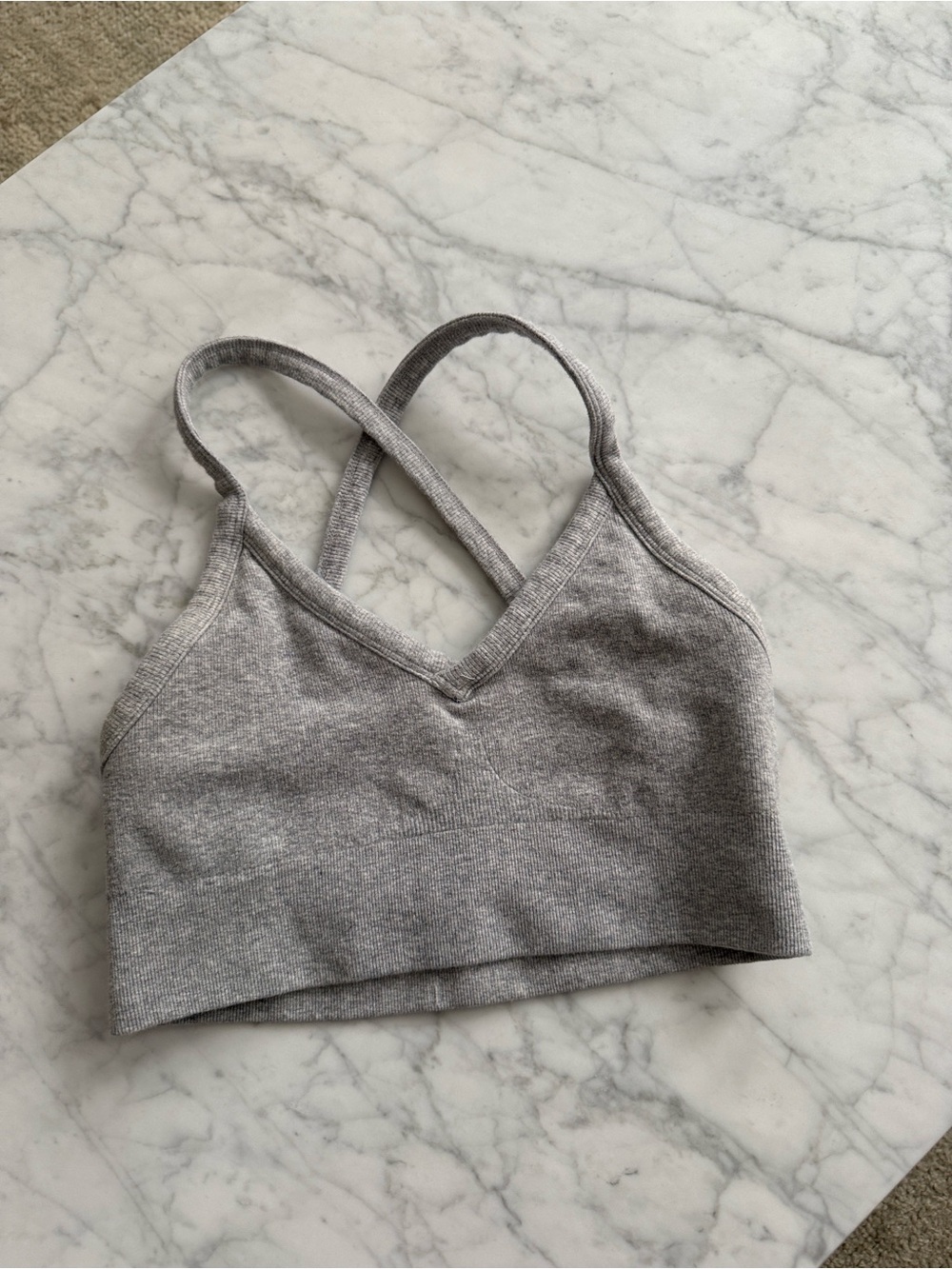 Alo ribbed bra tank